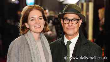 Stanley Tucci, 63, cosies up to wife Felicity Blunt, 42, as they attend UK premiere of Small Things Like These