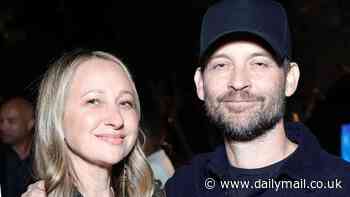 Tobey Maguire poses with ex Jennifer Meyer after Gwyneth Paltrow 'helped keep them close'