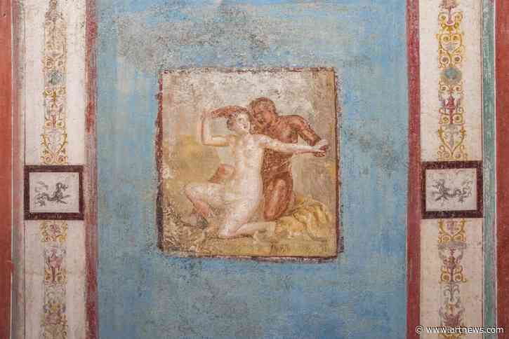 Ancient House with Erotic Frescoes Discovered at Pompeii