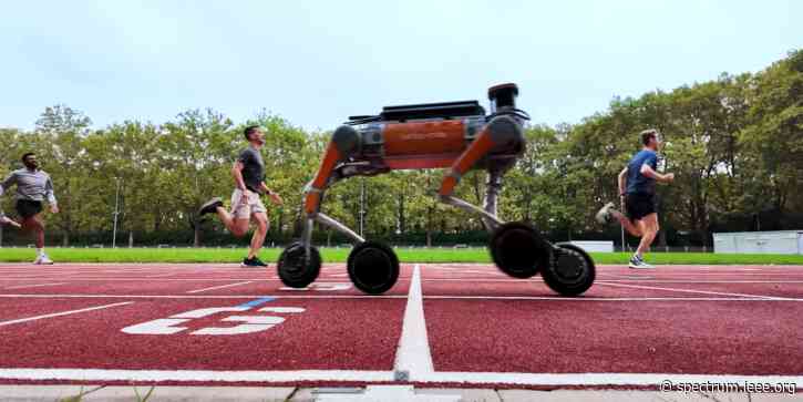 Video Friday: Swiss-Mile Robot vs. Humans