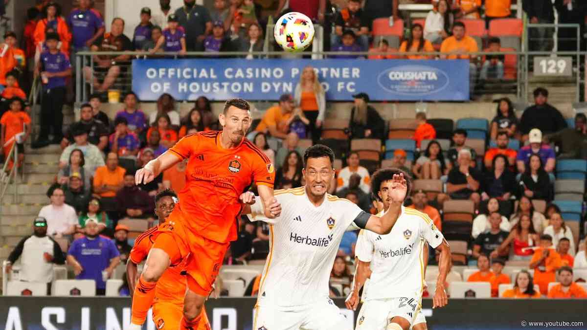 EVERY ANGLE | Daniel Steres spectacular header at the death! | #HOUvLA