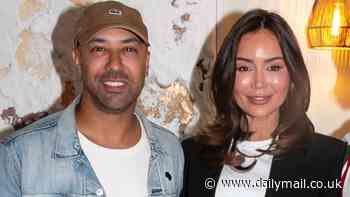 Pia Muehlenbeck and Kane Vato put on a loved-up display as they enjoy rare date night at the Ouzo Bar & Dining launch in Sydney