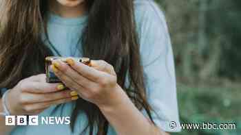 Girl without smartphone unable to join in lesson