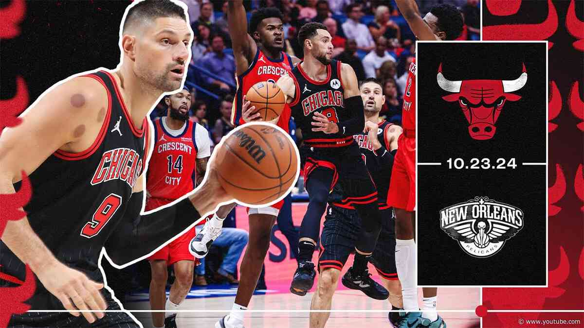 Zach LaVine & Nikola Vučević combine for 4️⃣8️⃣ | Bulls fall to Pelicans 123-111 in season-opener