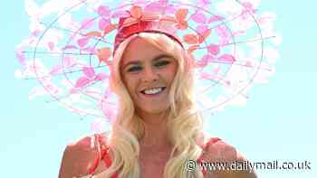 Aussie Olympian Shayna Jack turns heads with unique leaf headpiece as she joins fellow swimmer Brianna Throssell at Melbourne racing's Cox Plate Day