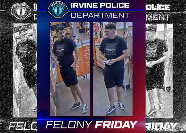 The Irvine Police are trying to identify a man who charged over $4K on stolen credit cards