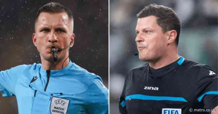 Two referees banned by UEFA for drunkenly stealing road sign before Champions League game