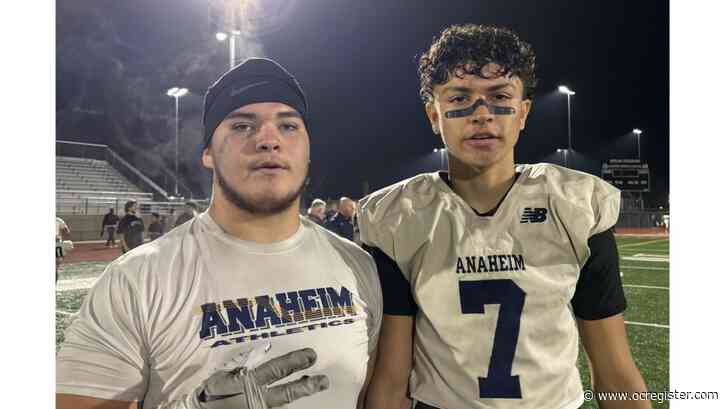 Anaheim football makes big plays to beat Bolsa Grande, earn share of league title