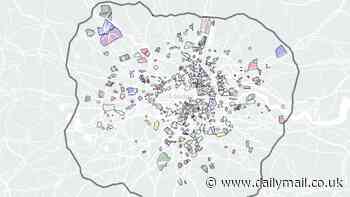 The gang map of London: Territories of the capital's ruthless gangs, including Chris Kaba's feared '67' network