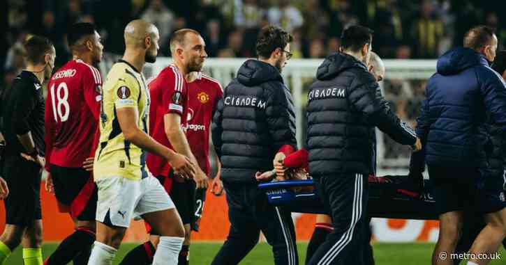 Why Antony was stretchered off against Fenerbahce with latest Man Utd injury revealed