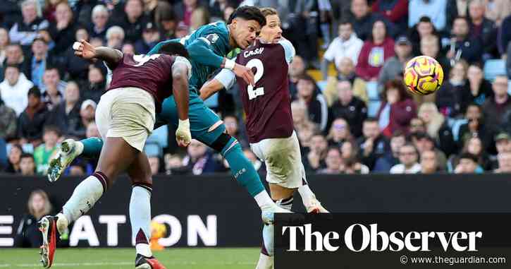 Evanilson’s injury-time header earns Bournemouth draw at Aston Villa