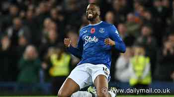 Everton 1-1 Fulham: Substitute Beto scores injury time equaliser to salvage point for Sean Dyche's side after Alex Iwobi netted against his former club