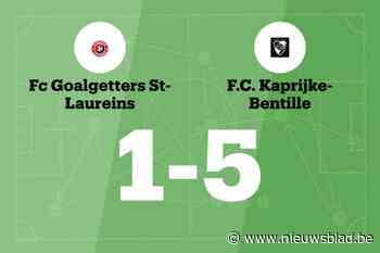 FC Kaprijke-Bentille wint spektakelwedstrijd van FCG Sint-Laureins B