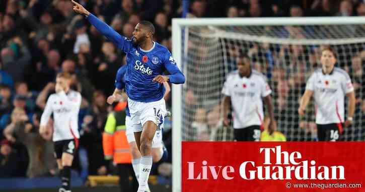 Everton 1-1 Fulham: Premier League – as it happened