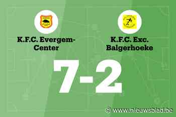 KFC Evergem Center overklast Excelsior Balgerhoeke