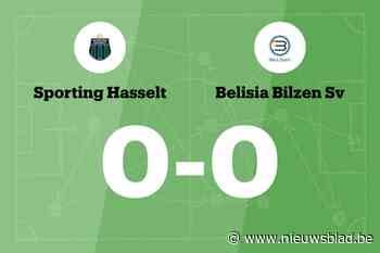 Doelpuntloos gelijkspel tussen Sporting Hasselt en Belisia Bilzen