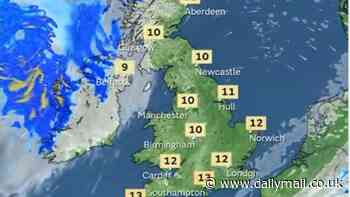 Met Office map shows where rain will deluge the UK TODAY as forecasters predict when snow could fall in Britain