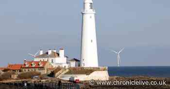 Pictures show St Mary's Lighthouse as scaffolding comes down after £900,000 facelift