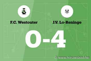 JV Lo-Reninge klopt FC Westouter en is al acht wedstrijden ongeslagen