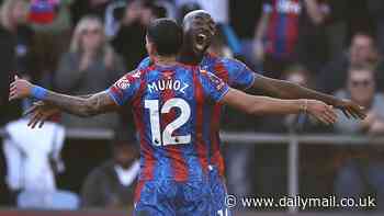 Crystal Palace 1-0 Tottenham: Eagles FINALLY end winless streak thanks to Jean-Philippe Mateta's strike... as pressure eases on Oliver Glasner