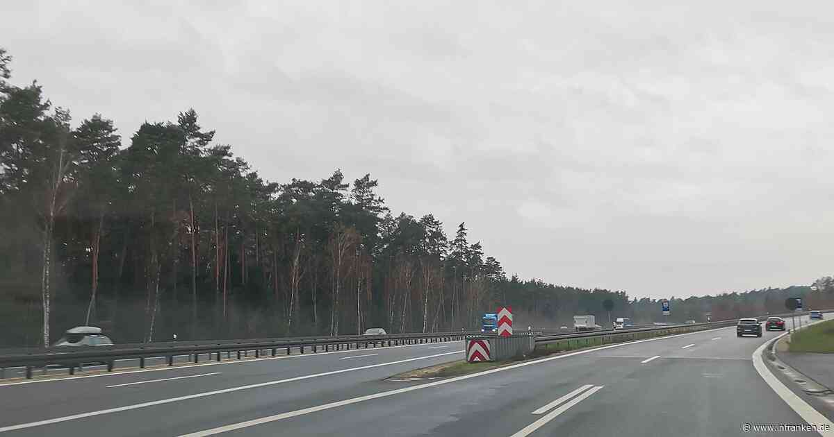 A3-Ausfahrt Erlangen-Tennenlohe teils gesperrt - "Arbeiten notwendig"