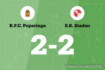 FC Poperinge en SK Staden delen de punten