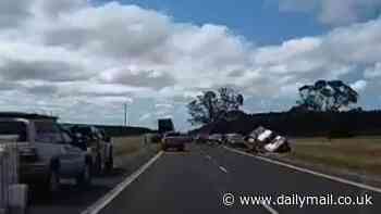 Child dies in horror three-car crash near the border of South Australia and Victoria