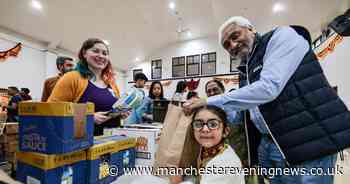 In pictures - Volunteers help struggling families ahead of Manchester Diwali