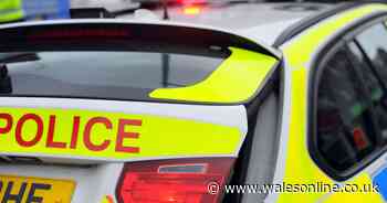 Welsh police car crashes on way to an emergency