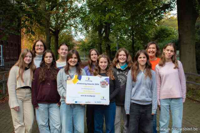 Leerlingen 4 Moderne Talen van het Sint-Norbertusinstituut Duffel winnen Europese eTwinning-award