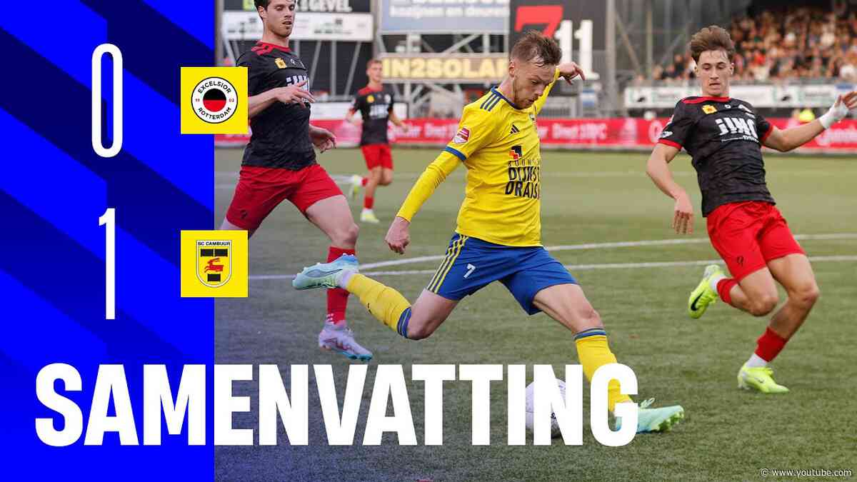 Winst in Rotterdam! 🚀 | Samenvatting Excelsior - SC Cambuur (0-1) 📺