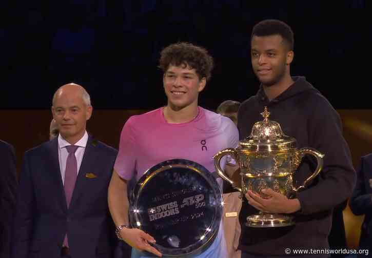 Giovanni Mpetshi Perricard aces Ben Shelton, wins ATP 500 crown in Basel