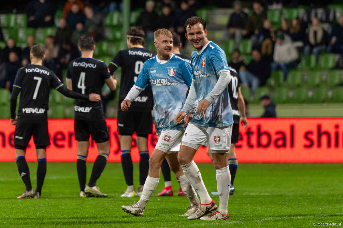 FC Dordrecht op bezoek in Noordwijk voor de eerste ronde van de KNVB Beker