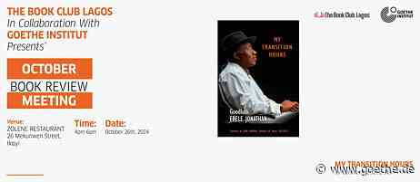 Book club : 26.10.2024, "My Transition Hours" by Goodluck Ebele Jonathan with The Book Club Lagos