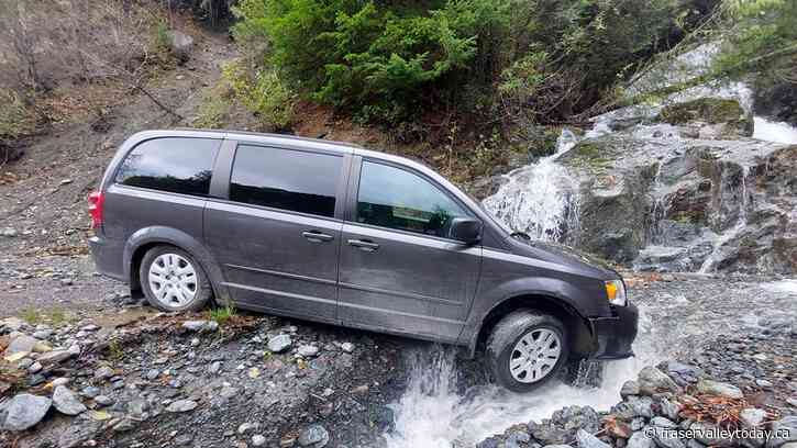 Langley RCMP confirm minivan found on remote Harrison road belongs to missing woman