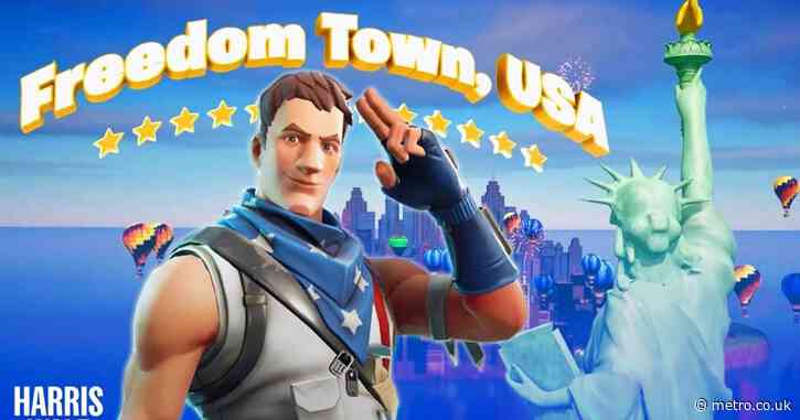 Kamala Harris has her own Fortnite map called Freedom Town, USA