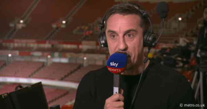 Gary Neville makes fresh Premier League title prediction after Arsenal vs Liverpool