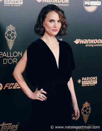 Natalie at the Ballon d’Or award ceremony