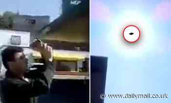 Viral video of 'UFO' hovering over gas station in broad daylight sparks debate