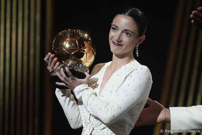 Spaniards Rodri and Bonmatí win Ballon d’Or award for best men’s and women’s players in world soccer