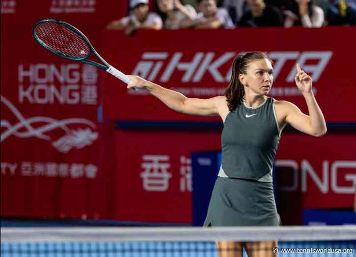 Simona Halep shares her feelings after smashing racket in frustrating Hong Kong loss