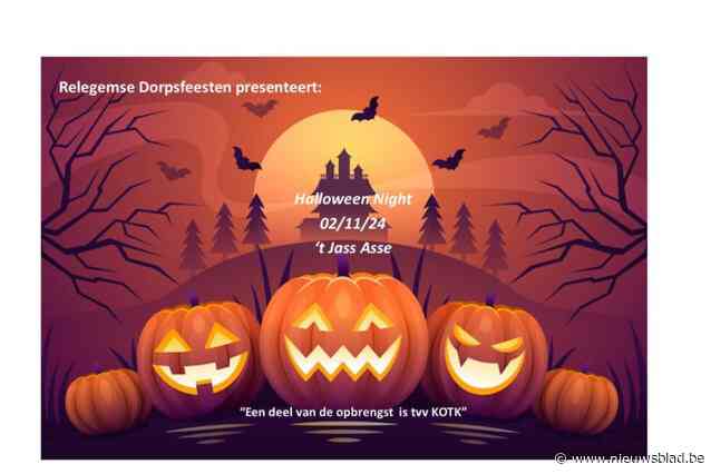 Dorpsfeestencomité organiseert Halloweenfeest ten voordele van het goede doel