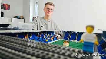 Teenager aus Kleve baut Fußballstadien aus Lego nach