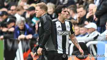 Eddie Howe responds to being BOOED by Newcastle fans for taking Sandro Tonali off in defeats by Brighton and Chelsea