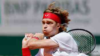 Rublev loses temper and match at Paris Masters