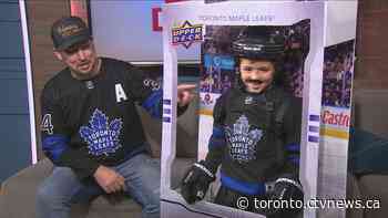 'It's pretty cool': 7-year-old Leafs fan's Halloween costume gets Auston Matthews shoutout