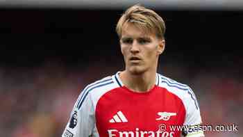 Arteta hopeful of Ødegaard return within 2 weeks