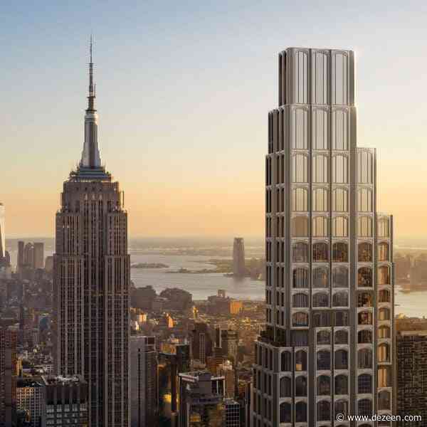 "Beaux-arts" supertall skyscraper by KPF tops out in Manhattan