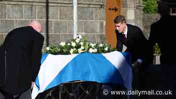 Family and friends pay tribute to 'political giant' as Alex Salmond is laid to rest