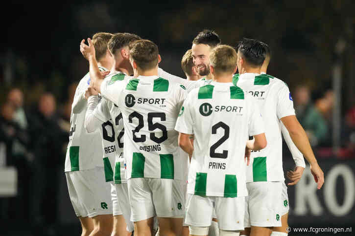 FC Groningen via Kolping Boys door naar volgende bekerronde